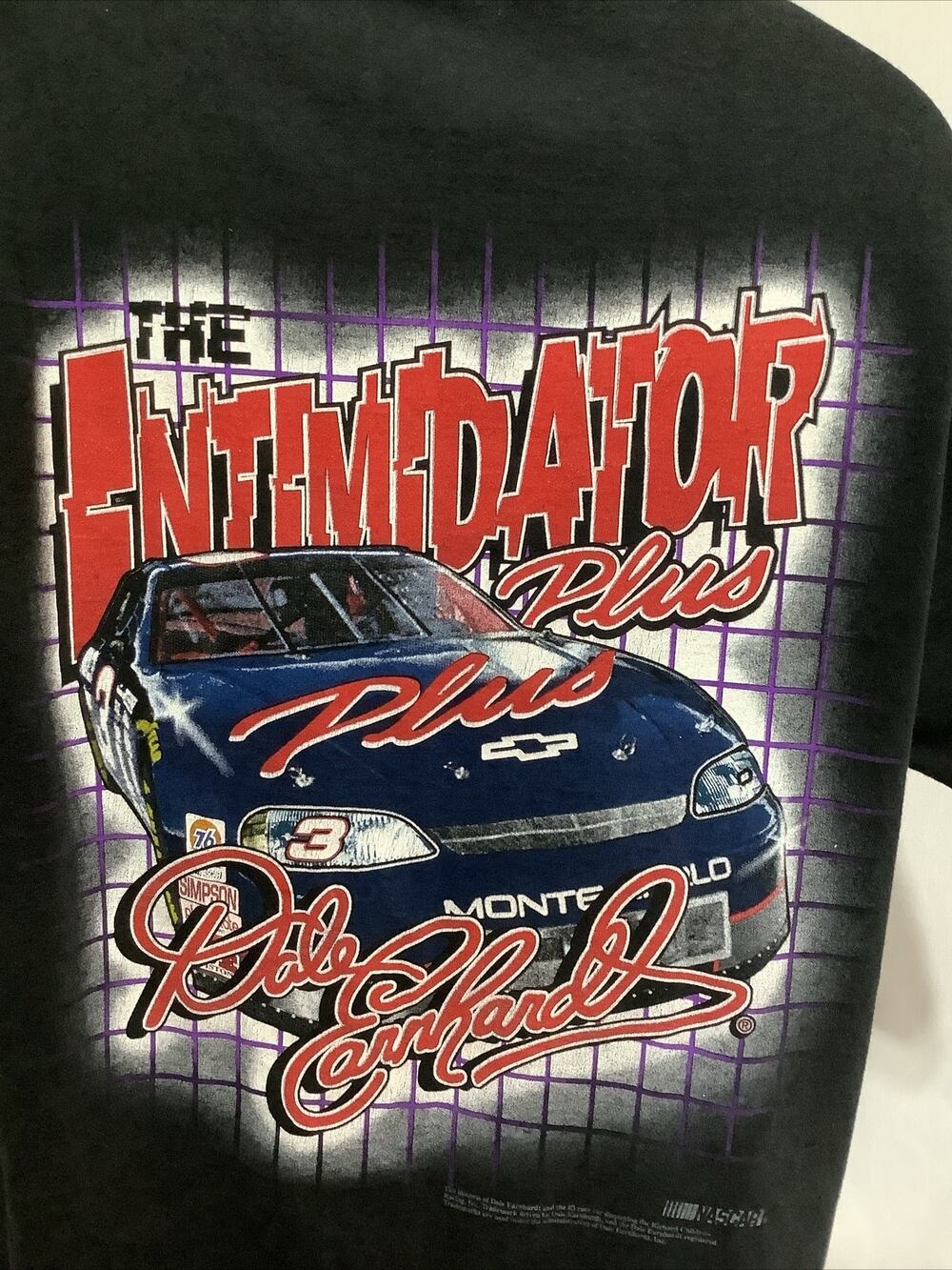 Vintage Dale Earnhardt Intimidator NASCAR Shirt L Competitors View Monte Carlo